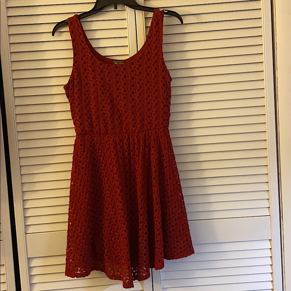 Lily rose red dress.